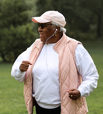 Woman walking