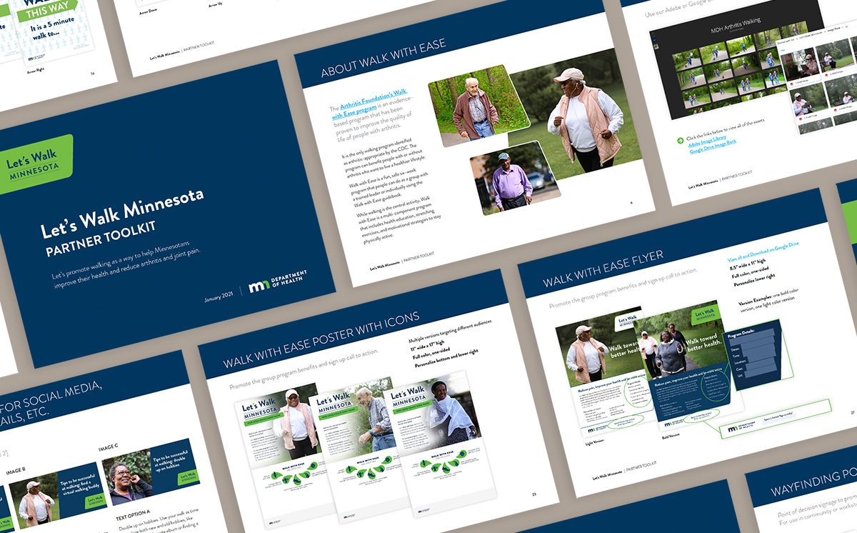 Let's Walk Minnesota Partner Toolkit design
