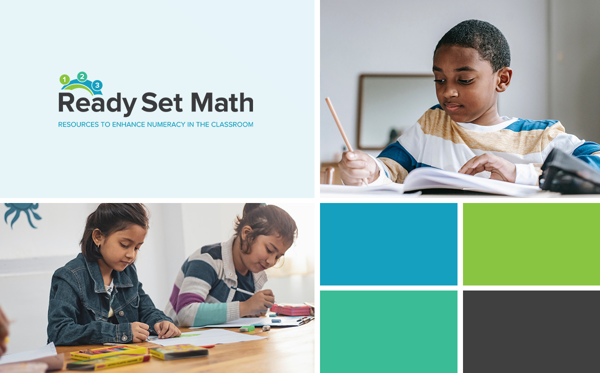 Ready Set Math branding