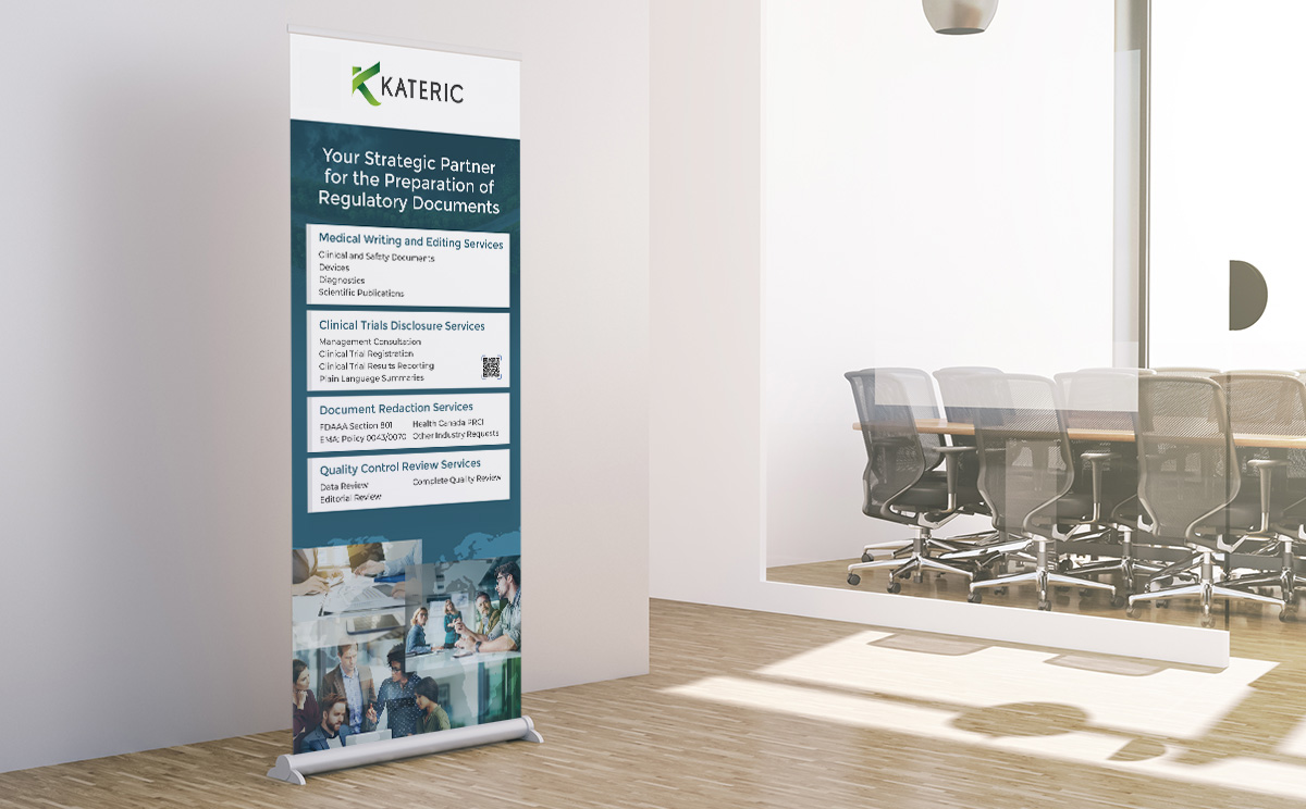 Kateric trade show banner design