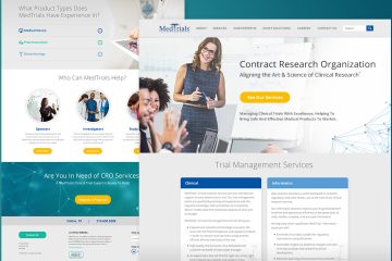 MedTrials website design